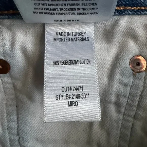 Citizens of Humanity Miro Relaxed Jeans in Pacifica Blue Size 30 Style 2149-3011 - Picture 8 of 15